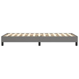 Box Spring Bed Frame Dark Grey Single Fabric 3121164