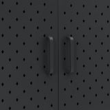Sideboard Black 75x35x75 cm Steel 335871