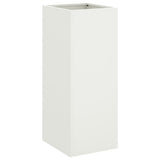 Planter White 32x29x75 cm Steel 841572