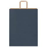Paper Bags 250 pcs with Handles Blue 32x12x42 cm 4101928