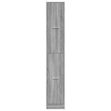 Apothecary Cabinet Grey Sonoma 30x41x174,5 cm Engineered Wood 3309632
