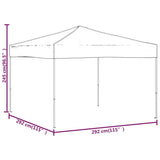 Folding Party Tent Anthracite 3x3 m 93516