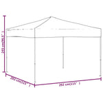 ZNTS Folding Party Tent Red 3x3 m 93520