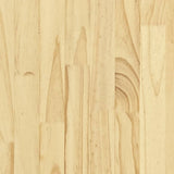 810012 Bed Frame without Mattress Solid Wood 120x200 cm
