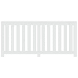 Radiator Cover White 175x20x82 cm Engineered Wood 852753