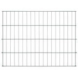 146105 Garden Fence Set 115x79 cm Green