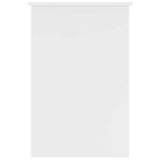 Desk White 100x50x76 cm Engineered Wood 800549