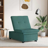 Sofa Bed Dark Green 194 x 50 x 82 cm Plywood 42008586
