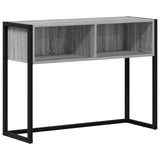 End Table Grey Sonoma 100 x 36 x 75 cm Engineered Wood 886693