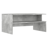 ZNTS Coffee Table Concrete Grey 90x55x42.5 cm Engineered Wood 834281
