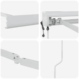 Awning Frame White 400 x 300 cm Aluminium 142576