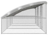 Chicken Cage 3 pcs Silver 600 x 200 x 200 cm Galvanised Steel 3368315