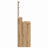 Dressing Table Black oak 80 x 41 x 144.5 cm Engineered wood 862302