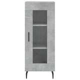 Sideboard Concrete Grey 34.5x34x90 cm Engineered Wood 828816