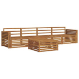 Outdoor Sofa Set 5 pcs Natural Solid Acacia Wood 3372984