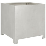 ZNTS Garden Planter 40x40x40 cm Stainless Steel 851207