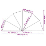 Collapsible Terrace Side Awning Terracotta 160 cm 44579