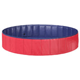 Children Swimming Pool Folding Red and Blue 160 x 30 cm 3416317