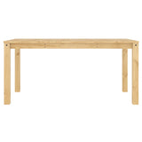 ZNTS Dining Table Panama 160x80x75 cm Solid Wood Pine 4005705