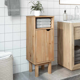 Bathroom Cabinet OTTA 35x30x90 cm Solid Wood Pine 4013458
