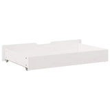 Under-Bed Drawers 2 pcs White 90x55x17 cm Solid Wood Pine 850924