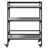 Kitchen Trolley Grey Sonoma 65x40x86.5 cm Engineered Wood 842399