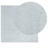 Rug HUARTE Short Pile Soft and Washable Blue 160x160 cm 375135