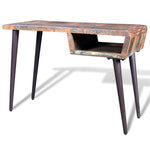 Reclaimed Wood Desk with Iron Legs 241138