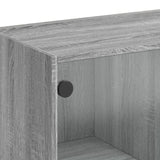 Highboard with Doors Grey Sonoma 68x37x109 cm Engineered Wood 3295855