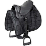 Pony Saddle Set 10" Black 91179
