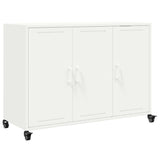 ZNTS Sideboard White 100.5x39x72 cm Steel 846685