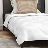 Summer Duvet with Pillow 2 pcs White Microfiber 3376407