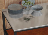 Kitchen Storage HATTEM Rusty 60 x 50 x 92 cm Steel 874967