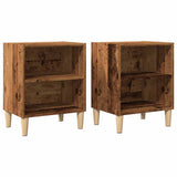 Bedside Cabinets 2 pcs Old Wood 40x30x50 cm Engineered Wood 856417