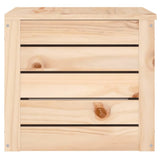 Storage Box 59.5x36.5x33 cm Solid Wood Pine 823614