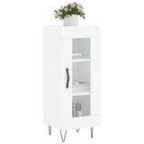 Sideboard High Gloss White 34.5x34x90 cm Engineered Wood 828790