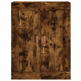 Highboard Smoked Oak 69,5x34x180 cm Engineered Wood 3199726