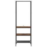 Clothes Rack Smoked Oak 60 x 30 x 171 cm Engineered Wood 868459