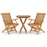 Garden Dining Set Teak Smoothly sanded teak hardwood Medium 3087189