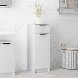 Bathroom Cabinet White 32x33.5x90 cm Engineered Wood 811286