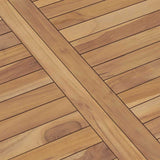 Garden Dining Table 120x70x77 cm Solid Teak Wood 316630