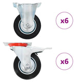 12 pcs Casters 100 mm 278042