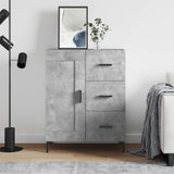 Sideboard Concrete Grey 69.5x34x90 cm Engineered Wood 830264