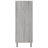 Shelf Cabinet Grey Sonoma 69.5x32.5x90 cm Engineered Wood 828386