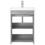 Bathroom Furniture Set Grey Sonoma 81 x 40 x 84.5 cm 3404287