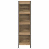 Book Cabinet Artisian Oak 40 x 30 x 155 cm Engineered Wood 886377