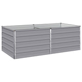 Raised Garden Bed Grey 160 x 80 x 55 cm cold-rolled steel 8006398