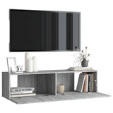 TV Wall Cabinet Grey Sonoma 120x30x30 cm Engineered Wood 815100