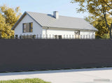 Balcony Privacy Screen 150 x 800 cm Fabric with PU Coated Black 42036668