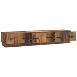 TV Cabinet Old Wood 147 x 34.5 x 27 cm Engineered Wood 895403